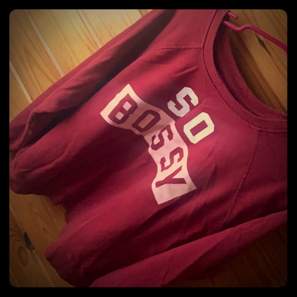 So BOSSY hoody.